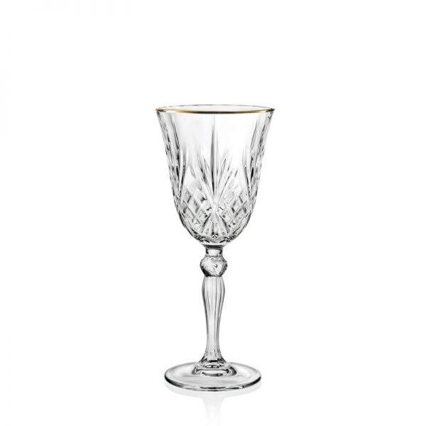 CALICE GOLD AND GOLD CRYSTAL GLASS