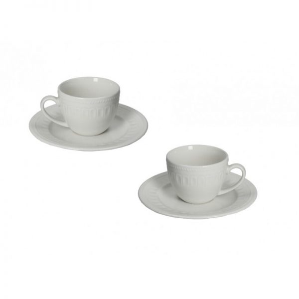 TAZZINA CAFFE SENZATEMPO SET 2 PZ NEW BONE CHINA