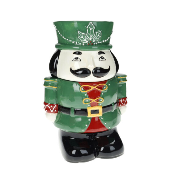 Barattolo Schiaccianoci Verde – Brandani in Dolomite 15,5×13×23 cm