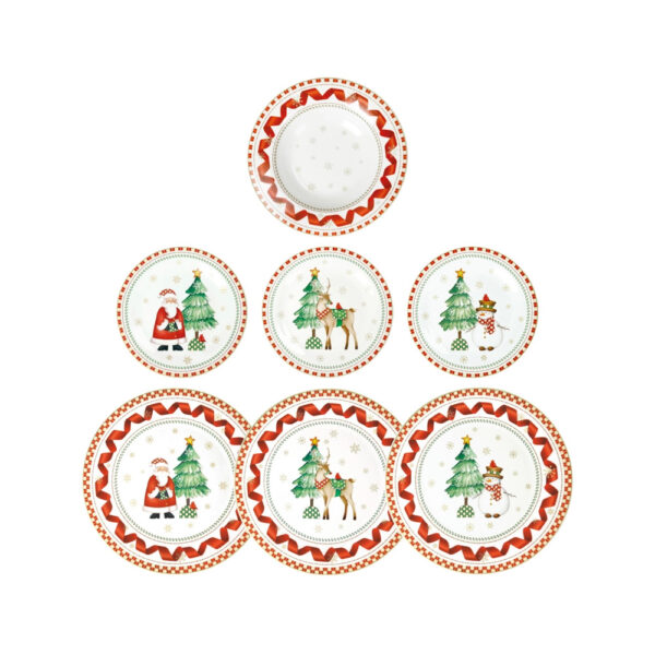 Servizio Piatti Brandani Linea Racconti – Set 18 Pezzi in Porcellana