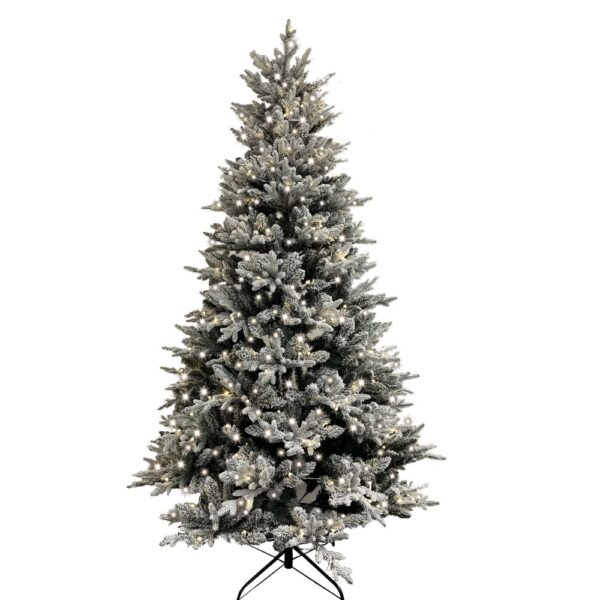 Abete innevato BRANDANI 600led pe/pvc