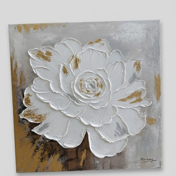 Quadro Ottaviani rosa bianca