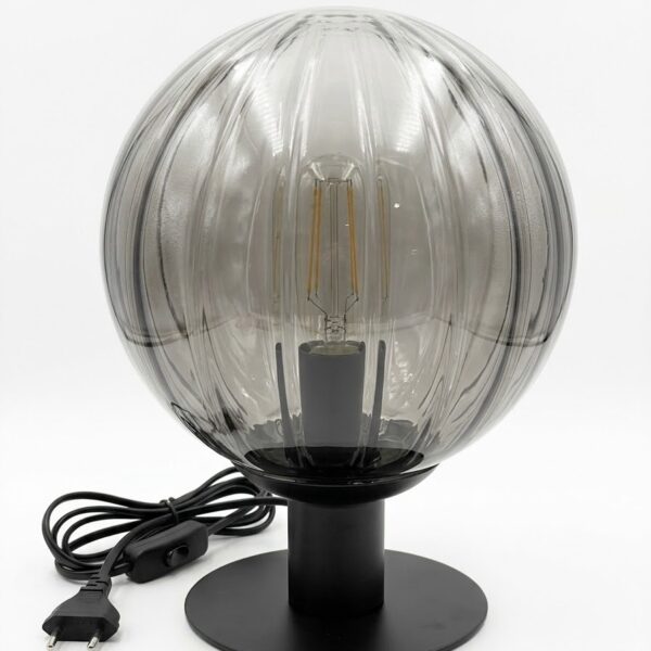 Lume plissè in vetro fumé GLOBO LIGHTING